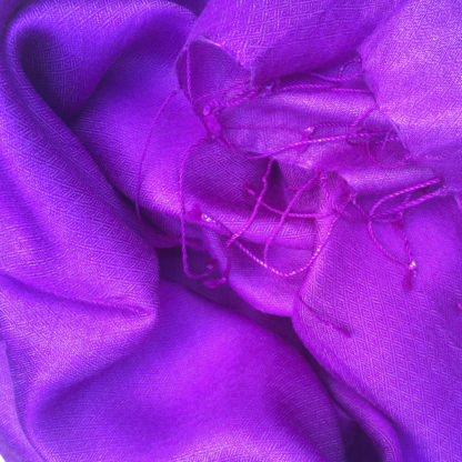 Seiden Stola violett